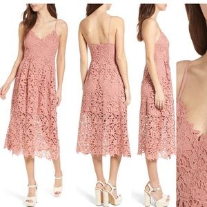 ASTR the Label Lace Midi Dress